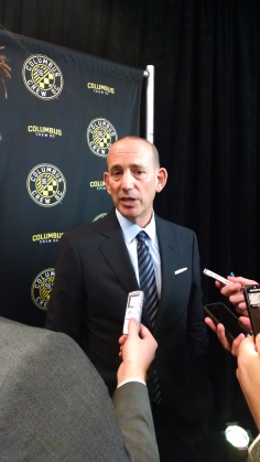 The commissioner dropped a bunch of buzzwords, but in general seemed please with direction Columbus is heading.