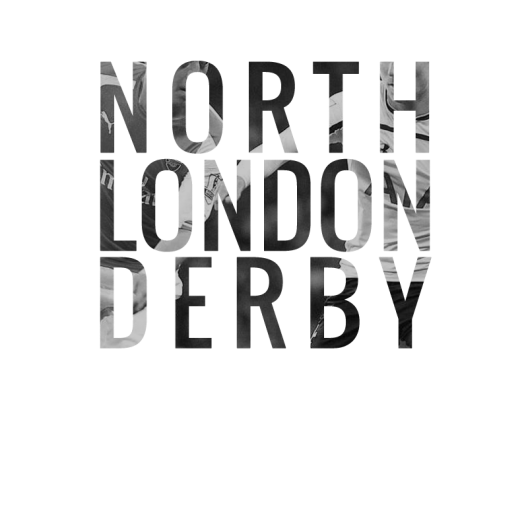 Click to see the full effect of my 2015 Spring North London Derby digital poster.